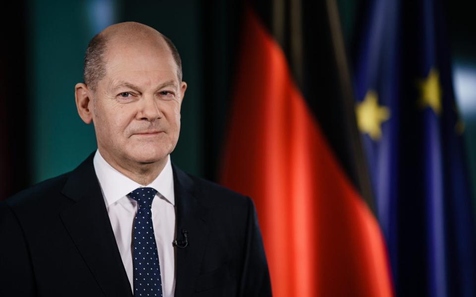 Olaf Scholz faces pressure from America and his own ministers over his pro-China attitude - CLEMENS BILAN/POOL/EPA-EFE/Shutterstock