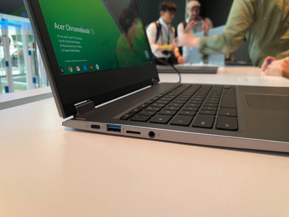 <p>Los nuevos Chromebook de 13″ y 15″ de Acer presentados en su conferencia anual de 2018 </p>