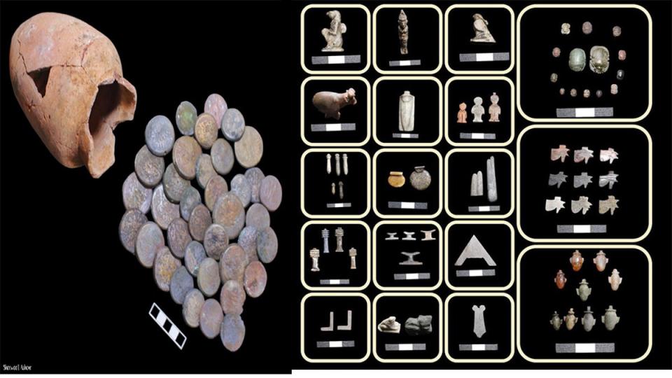 Hoard of rare untouched ancient treasure unearthed in Egyptian necropolis (Egyptian Ministry of Tourism and Antiquities)