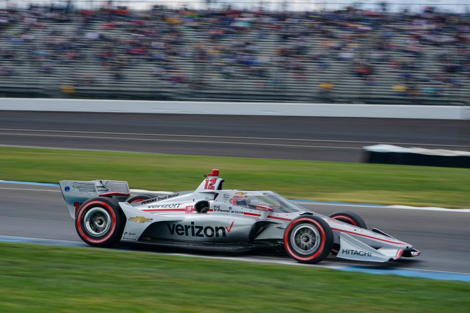 Will Power navigates the road course at Indianapolis Motor Speedway on Oct. 3, 2020.