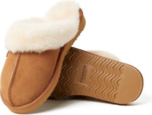 Dearfoams Women's Fireside Sydney Shearling Fur Slippers