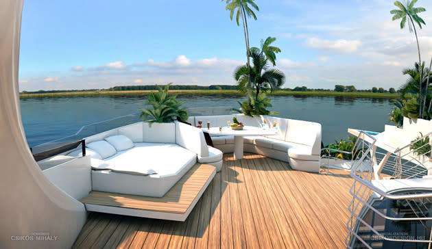 Man-made, floating island goes on sale