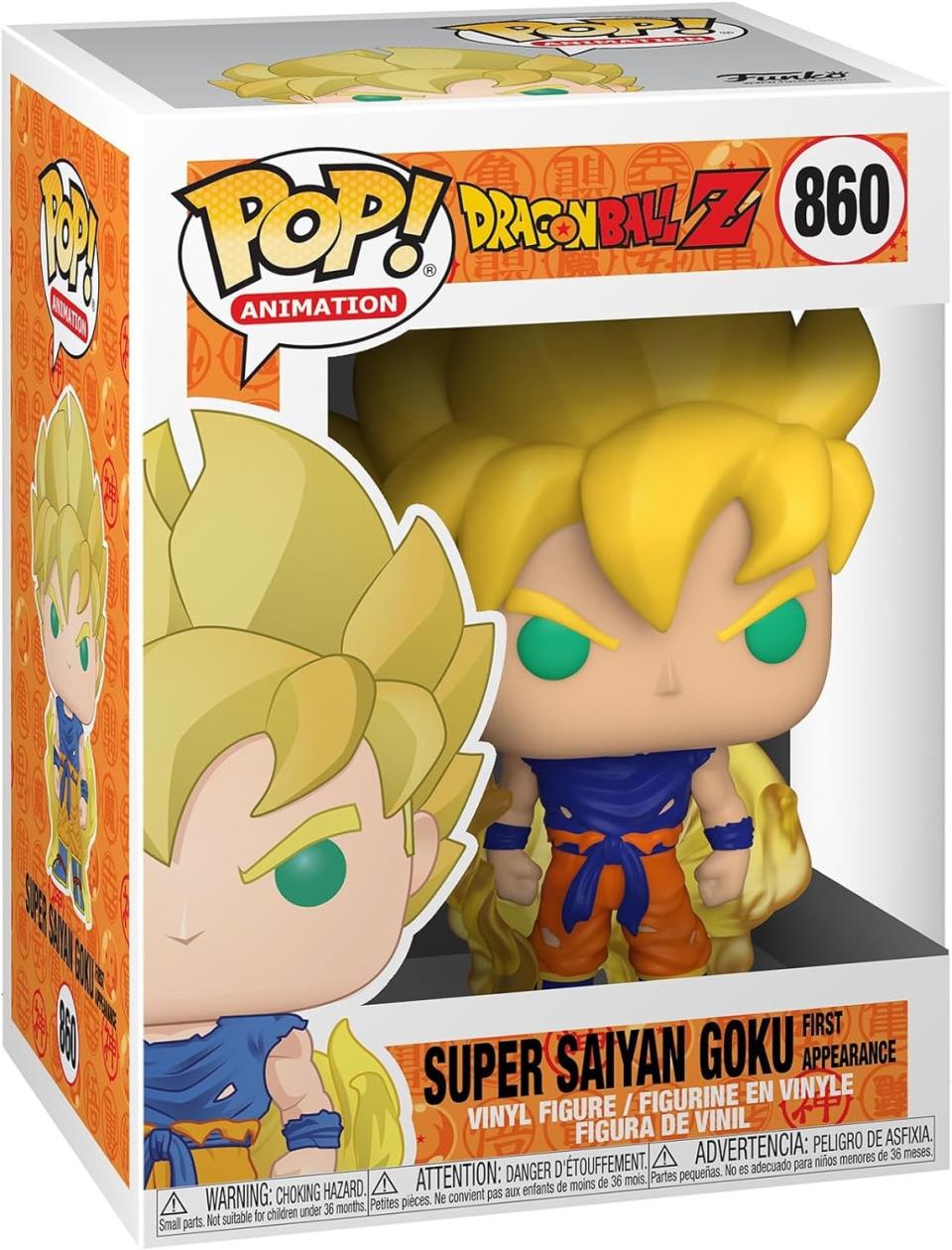 Funko Pop Animation: DBZ S8- SS Goku (First Appearance)/Amazon.com.mx