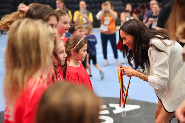 <p>Chris Jackson/Getty</p> Meghan Markle at the 2023 Invictus Games