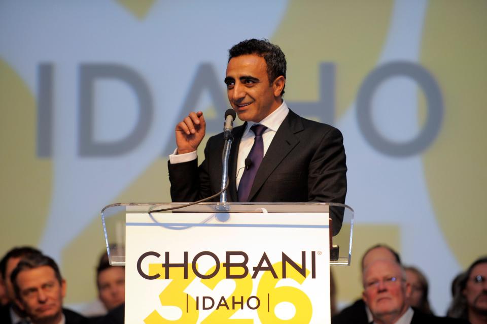 Hamdi Ulukaya, founder and chief executive officer of Chobani, headquartered in Chenango County.