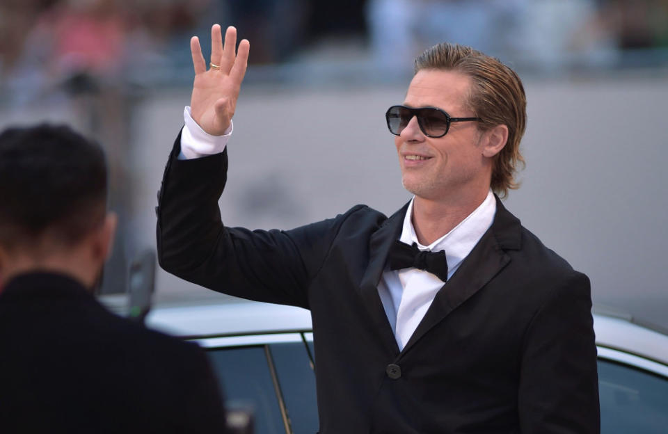 Brad Pitt has sparked rumours he's dating Ines de Ramon credit:Bang Showbiz