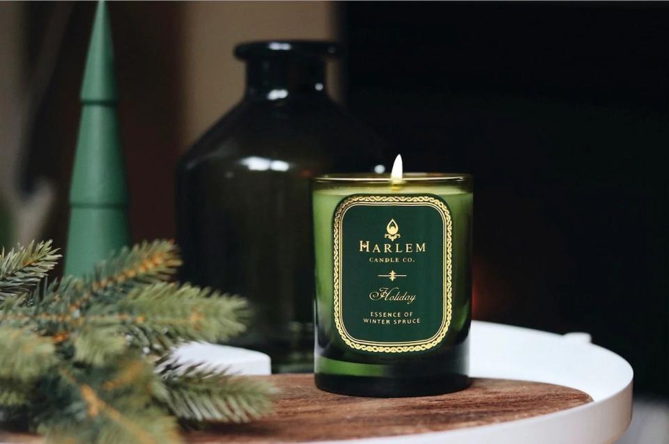 8) Harlem Candle Company "Holiday" Luxury Candle