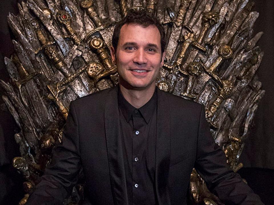 Game of Thrones Concert Barry Brecheisen Ramin in iron throne