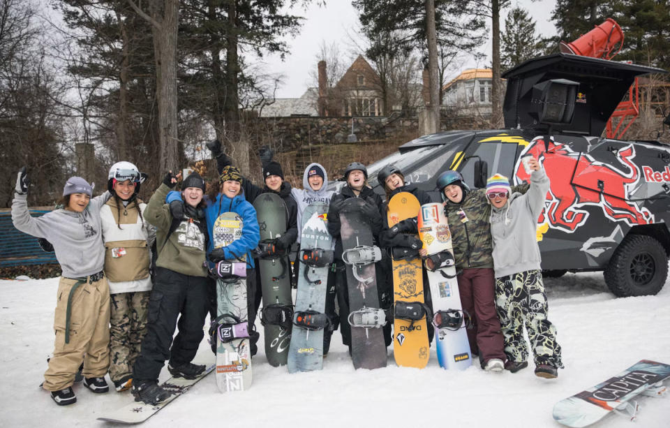 (l to r) Egan Wint, Desiree Isadora, Ava Petersen, Brantley Mullins, Tara Kipilla, Grace Warner, Ava Warner, Jaylen Hanson, Lex Roland, and Kaleah Opal Driscoll.<p>Ashley Rosemeyer/Red Bull</p>