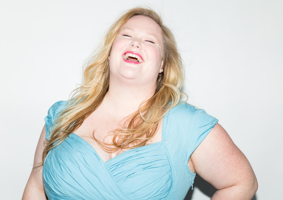 Jen Ponton, who stars in AMC’s <em>Dietland,</em> says Instagram is a breeding ground for body positivity. (Photo: <span>Lauren Toub</span>)