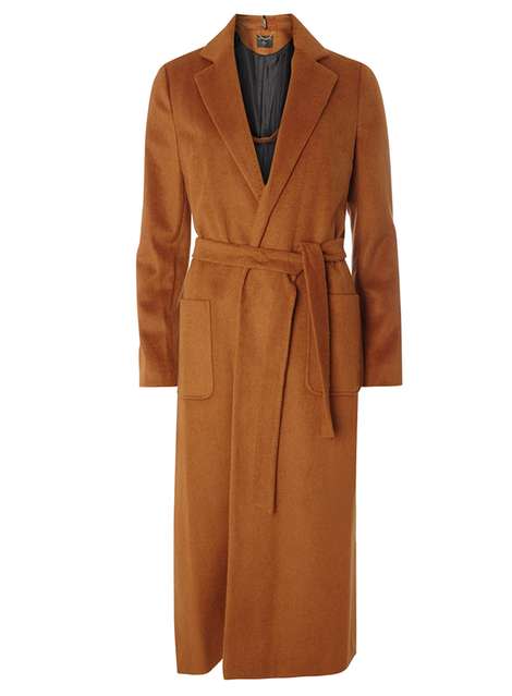 Ginger maxi coat