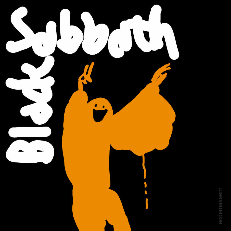 Black Sabbath art in MS Paint