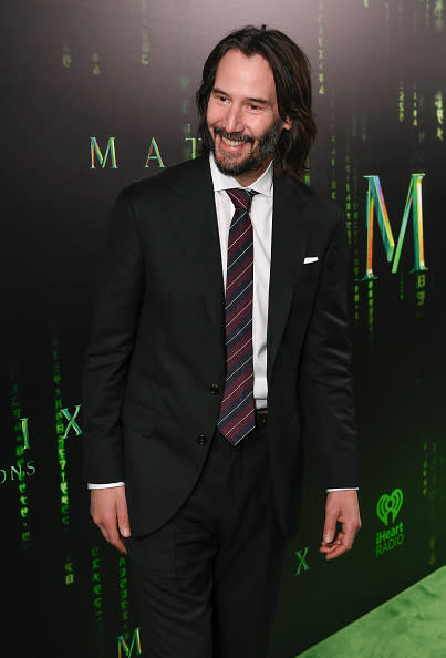 Keanu Reeves attends “The Matrix Resurrections” red carpet U.S. premiere screening at The Castro Theatre on Dec. 18, 2021 in San Francisco. - Credit: Steve Jennings/Getty Images