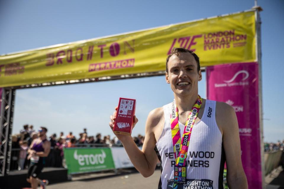 The Argus: Brighton Marathon winner Oliver Knowles grew up in Eastbourne