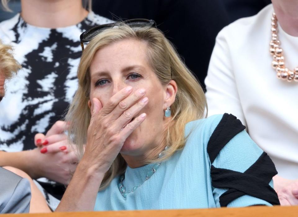 <p>Sophie, the Countess of Wessex, went to one of the earlier days of play in 2018, and she clearly couldn't hide her emotion about the match. </p>