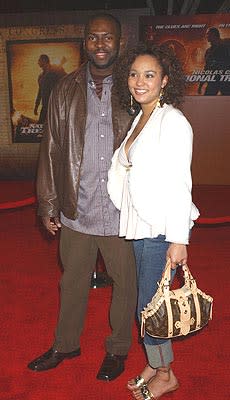 Baseball star Milton Bradley at the LA premiere of Touchstone's National Treasure