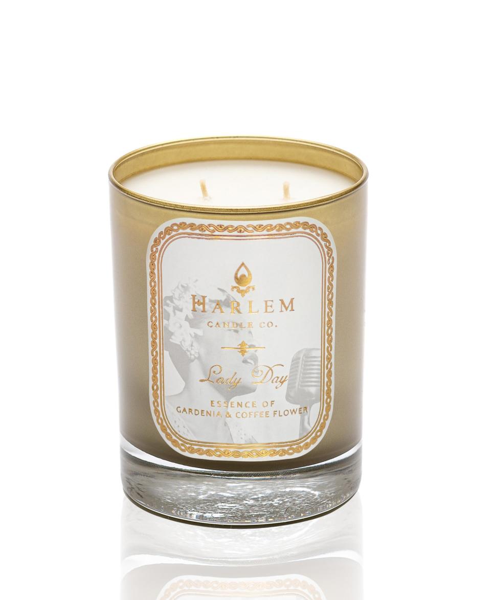 <p><a href="https://www.harlemcandlecompany.com/collections/12-oz-candles/products/lady-day-luxury-candle" rel="nofollow noopener" target="_blank" data-ylk="slk:Shop Now;elm:context_link;itc:0;sec:content-canvas" class="link ">Shop Now</a></p><p>"Lady Day" Candle</p><p>harlemcandlecompany.com</p><p>$48.00</p><span class="copyright">Harlem Candle Company</span>