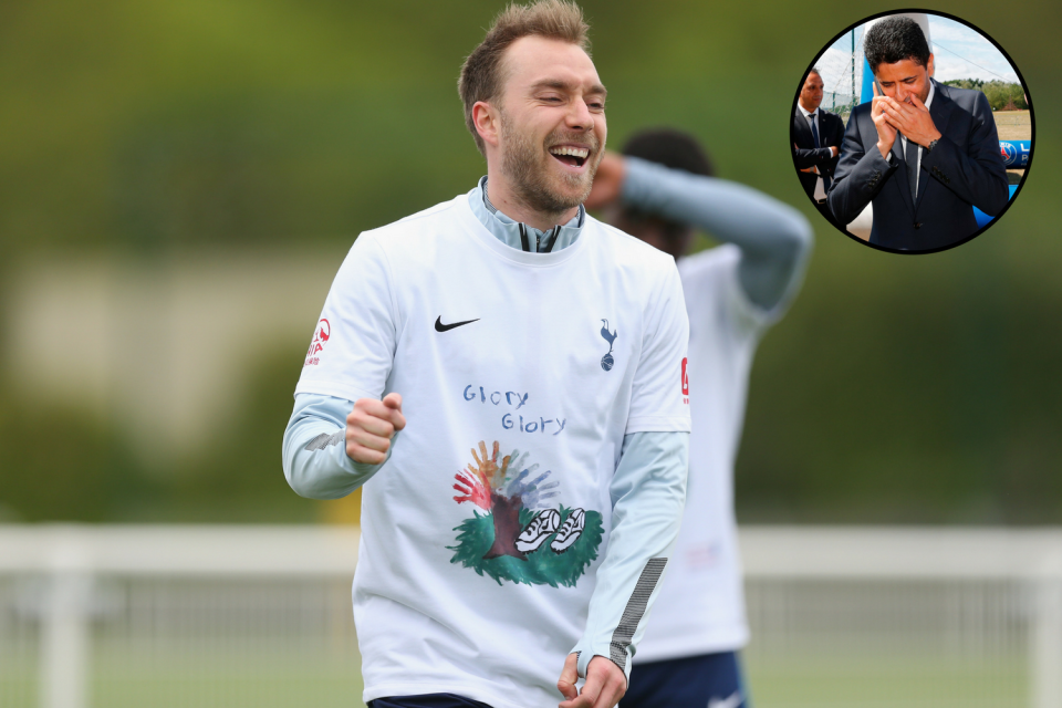 Could Christian Eriksen be set for a move to France with PSG?