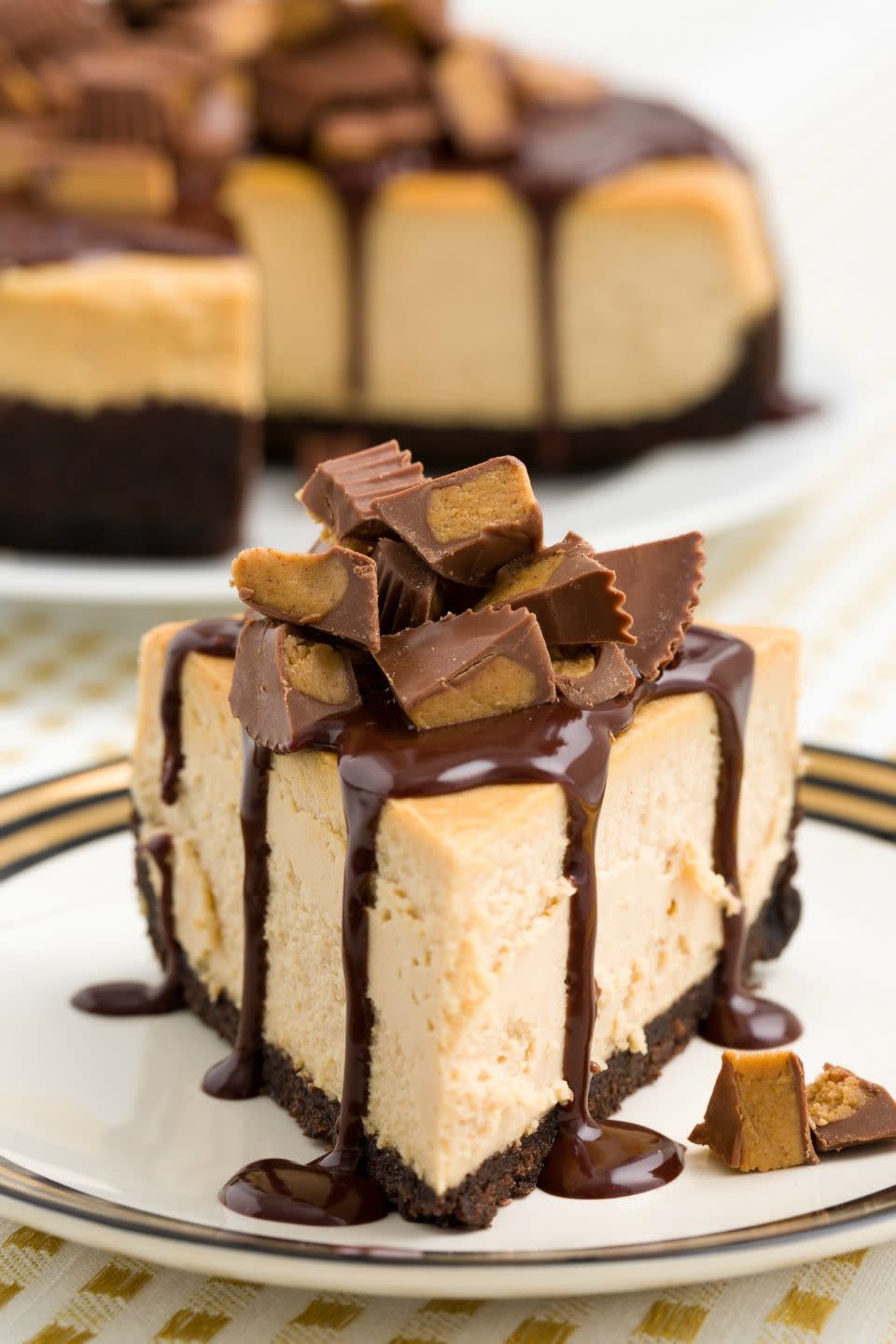 Chocolate-Peanut Butter Cheesecake