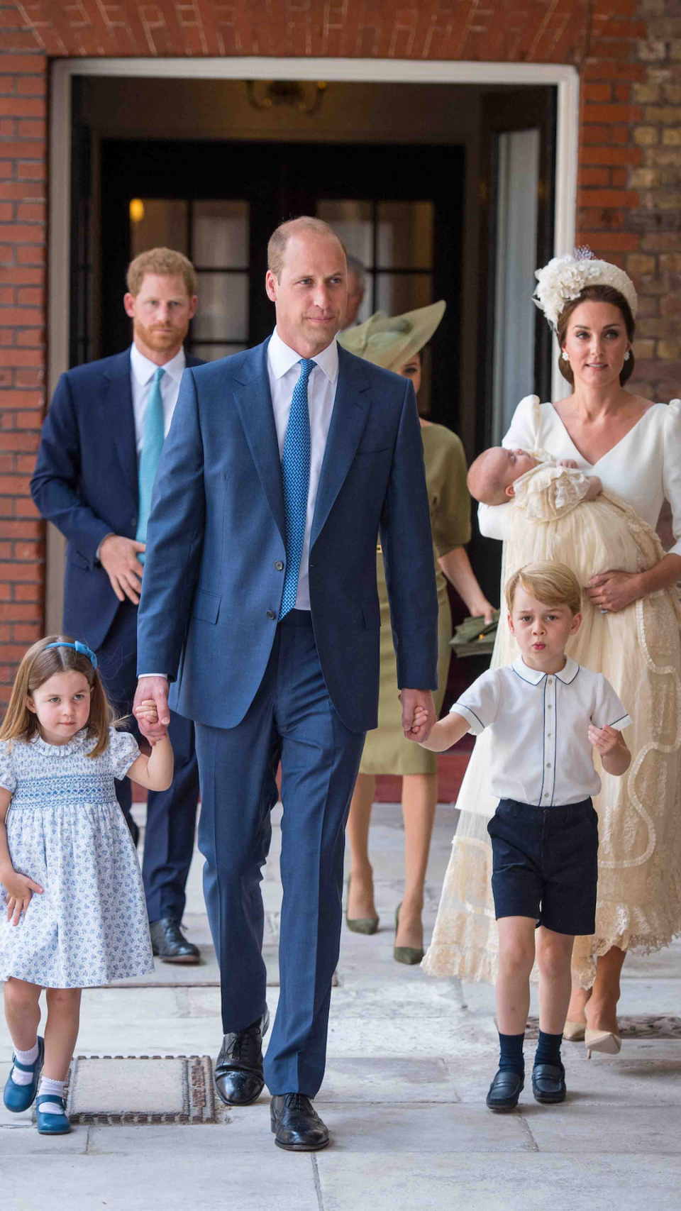 At Prince Louis' christening