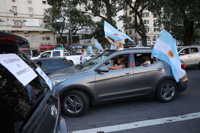 Protesta #17A en el Obelisco