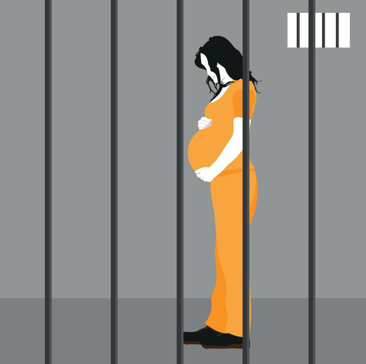 <a href="https://www.shutterstock.com/es/image-vector/pregnant-woman-prison-vector-image-2119331099" rel="nofollow noopener" target="_blank" data-ylk="slk:Arts and Catfrs / Shutterstock;elm:context_link;itc:0;sec:content-canvas" class="link ">Arts and Catfrs / Shutterstock</a>