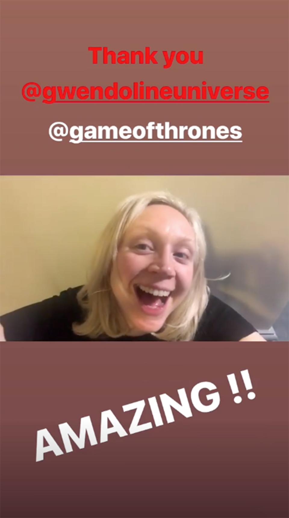 The former soccer star and massive <em>Thrones</em> fan got a very special surprise birthday message from Gwendoline Christie, who plays Brienne of Tarth, that blew him away. "I can't believe this ]]>🙌