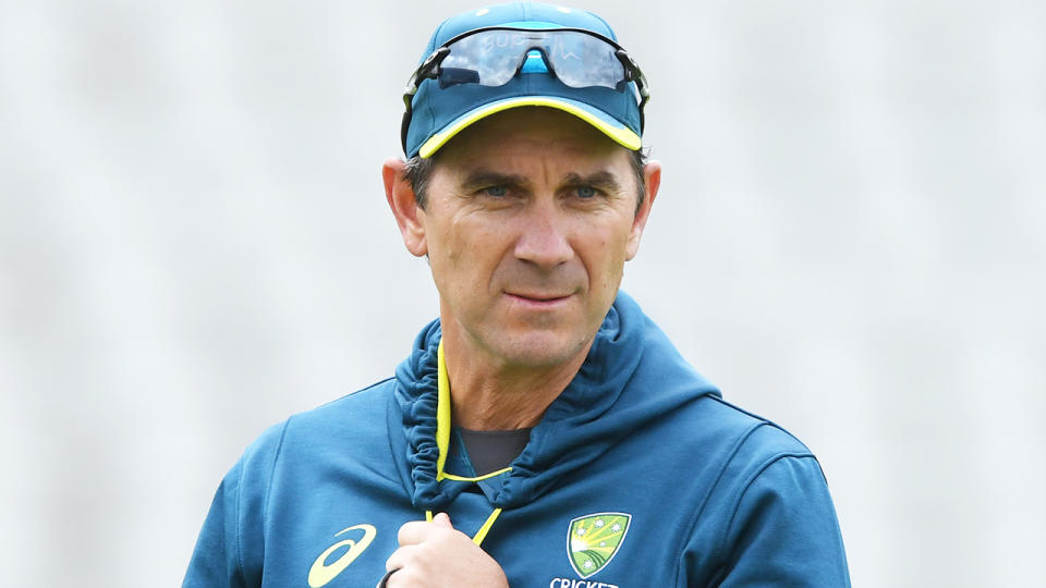 Justin Langer has revealed a series of health struggles, including serious issues with vertigo and tinnitus, almost led him to quit as coach of Australia. (Photo by Stu Forster/Getty Images for ECB)