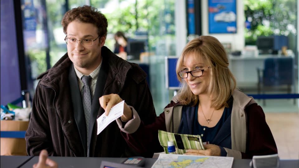 Seth Rogen and Barbra Streisand in "Guilt Trip." - Paramount Pictures