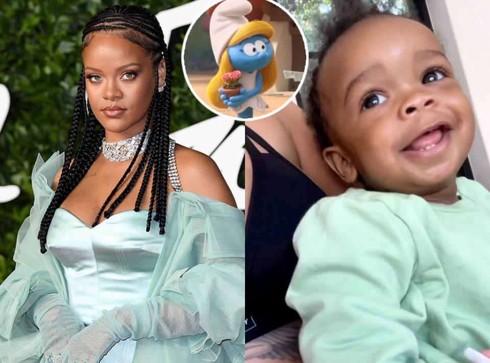 Rihanna, Son, Smurf Movie