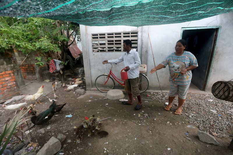 Cambodian fishermen release female crabs to preserve declining stocks