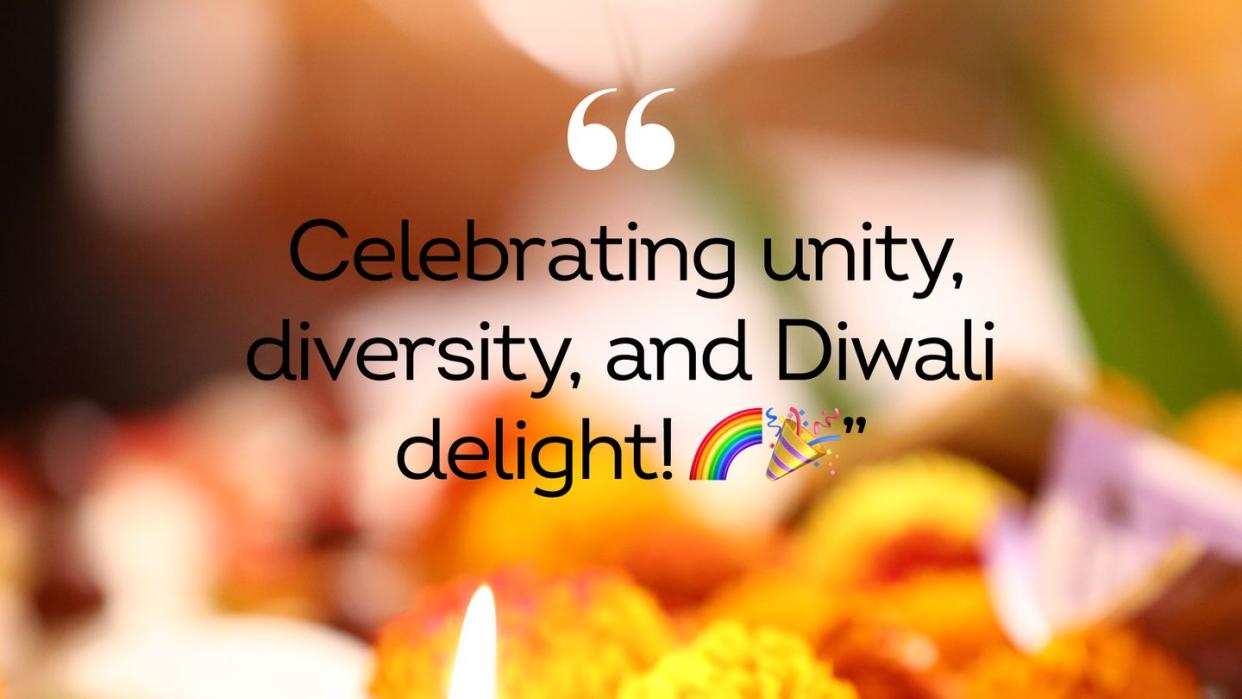 short and sweet diwali captions for instagram