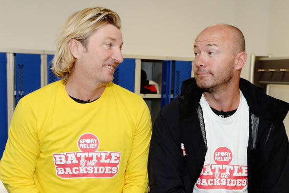 Robbie Savage and Alan Shearer