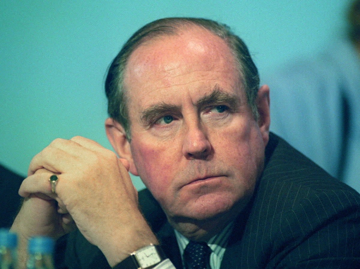 Peter Brooke was a respected Conservative parliamentarian for 38 years (PA)