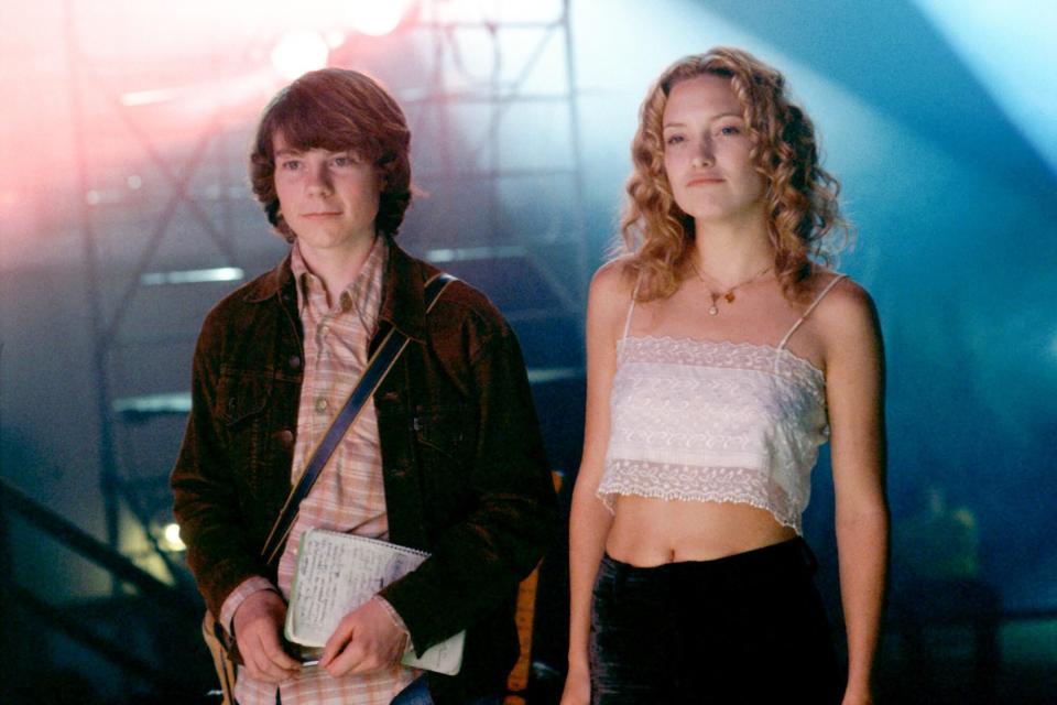 ALMOST FAMOUS, Patrick Fugit, Kate Hudson, 2000