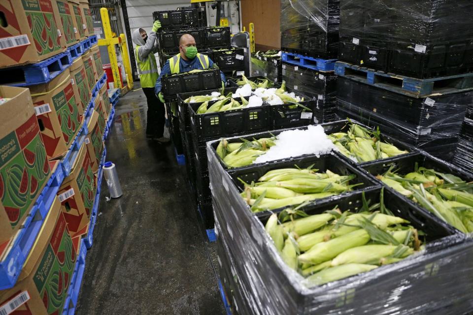 Ralphs and Food 4 Less grocery stores at the Ralphs Distribution Center in Riverside