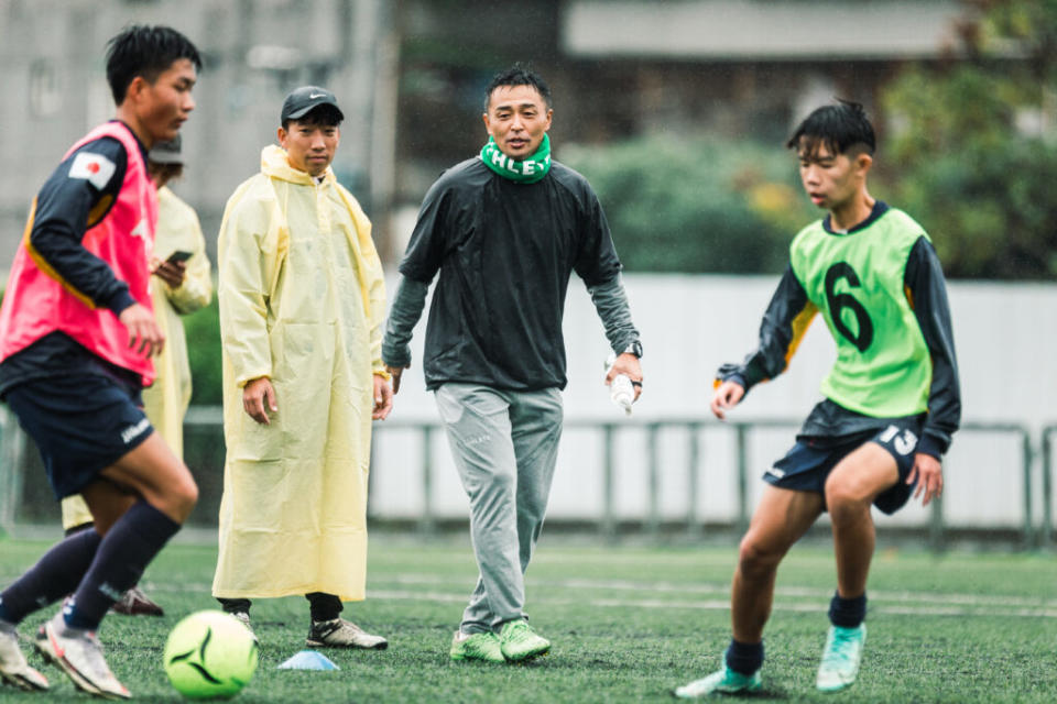 吉田達磨來台指導育青年球員。（圖：EC DESAFIO TAIPEI提供）