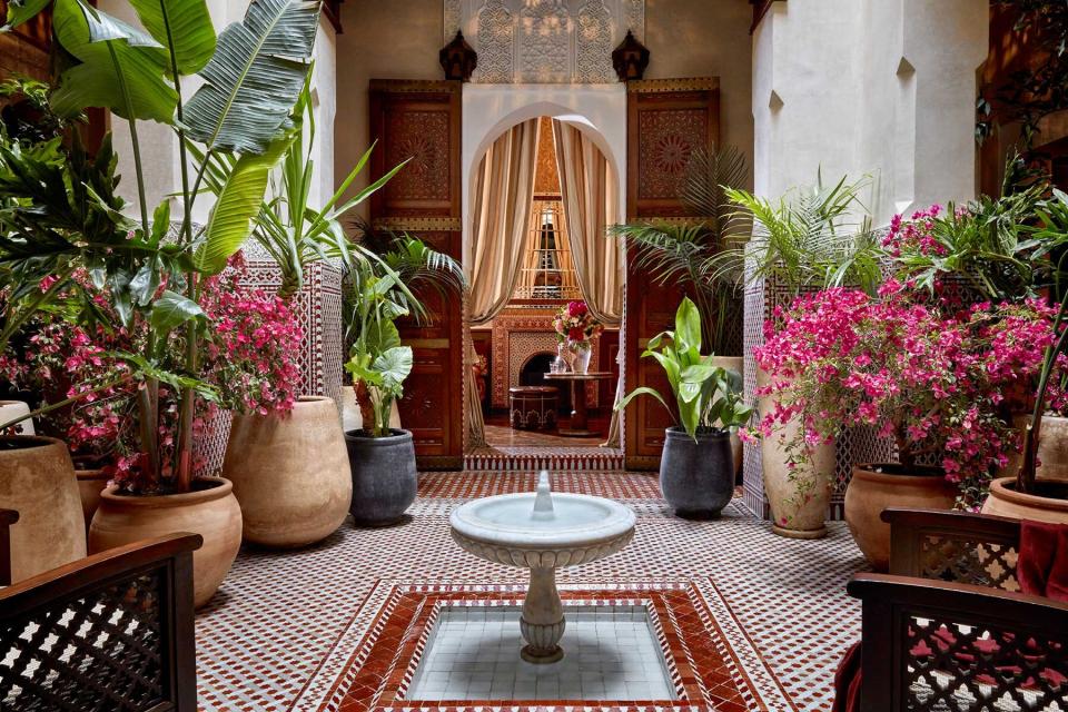 The Royal Mansour hotel in Marrakech, Morocco