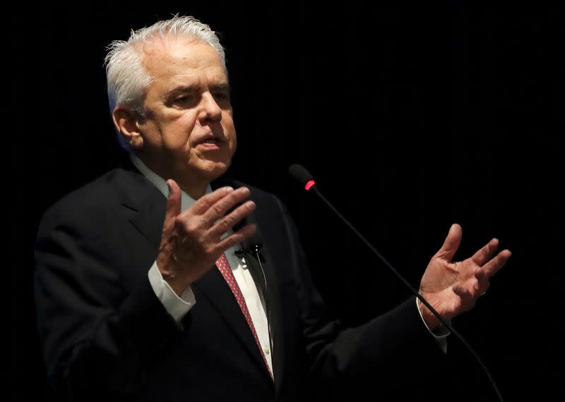 Roberto Castello Branco, CEO of Petroleo Brasileiro S.A. (PETROBRAS), speaks during a compliance event in Rio de Janeiro