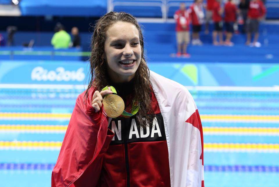 1. Penny Oleksiak wins gold in Women’s 100m Freestyle