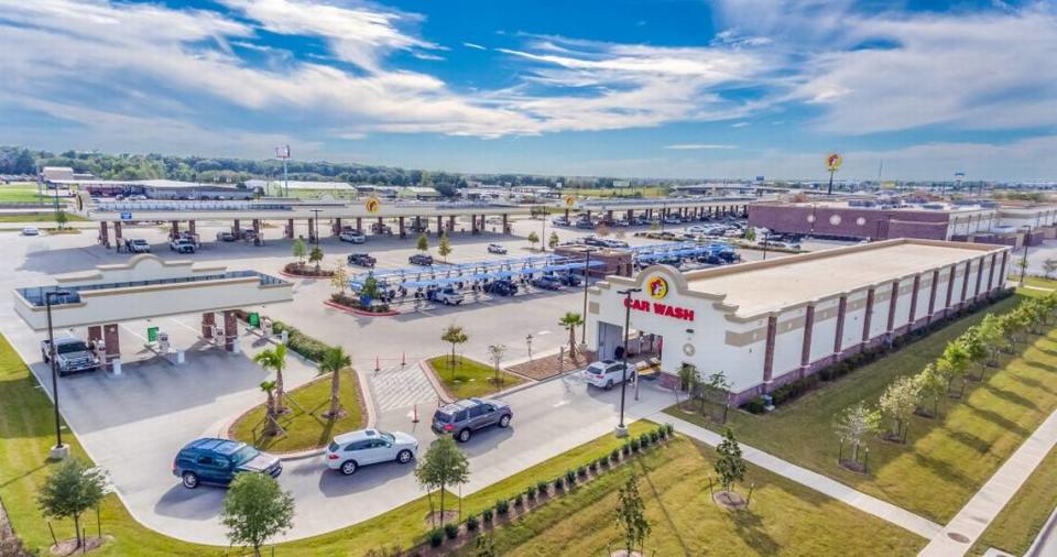 The Buc-ee’s in Katy holds the world record for longest car wash at 255 feet, according to the company.