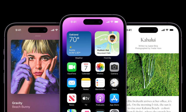 The iPhone 14 Pro ditches the notch for a giant hole in the screen