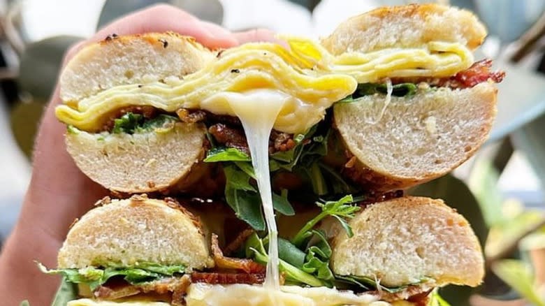 Bagel sandwich