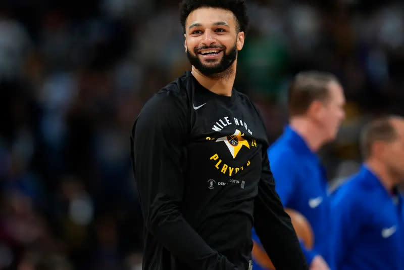 ▲NBA美國職籃丹佛金塊當家控衛Jamal Murray，合約將在下賽季結束後正式到期，如今傳出球隊端出一份4年2.09億美元（約新台幣68億元）的合約，希望能將他留下。（圖／美聯社／達志影像）