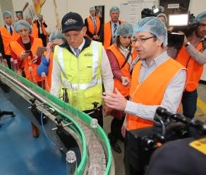 Full bottle: Tony Abbott in Adelaide. Picture: Getty Images