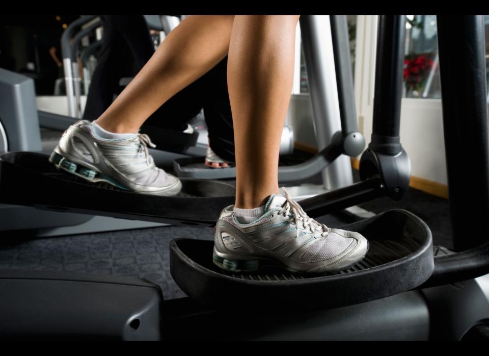 As the body ages, running and jogging can take a toll on the joints, knees or back and potentially cause injury. An elliptical cross-training machine is an alternative to running, which still gets your heart rate up but at a <a href="http://www.mayoclinic.com/health/elliptical-machines/AN01620" target="_hplink">lower impact</a>. 