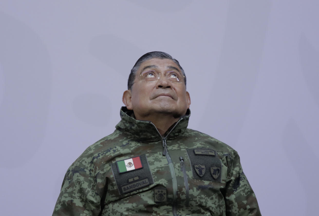 Luis Cresencio Sandoval, Secretario de la Defensa Nacional del gobierno de Andrés Manuel López Obrador. | Foto: Gerardo Vieyra/NurPhoto via Getty Images