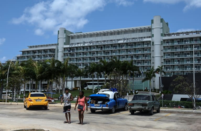 El Hotel Internacional, en Varadero, Cuba, en una imagen del 5 de abril de 2024 (Yamil Lage)