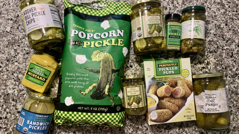 Trader Joe's pickle products