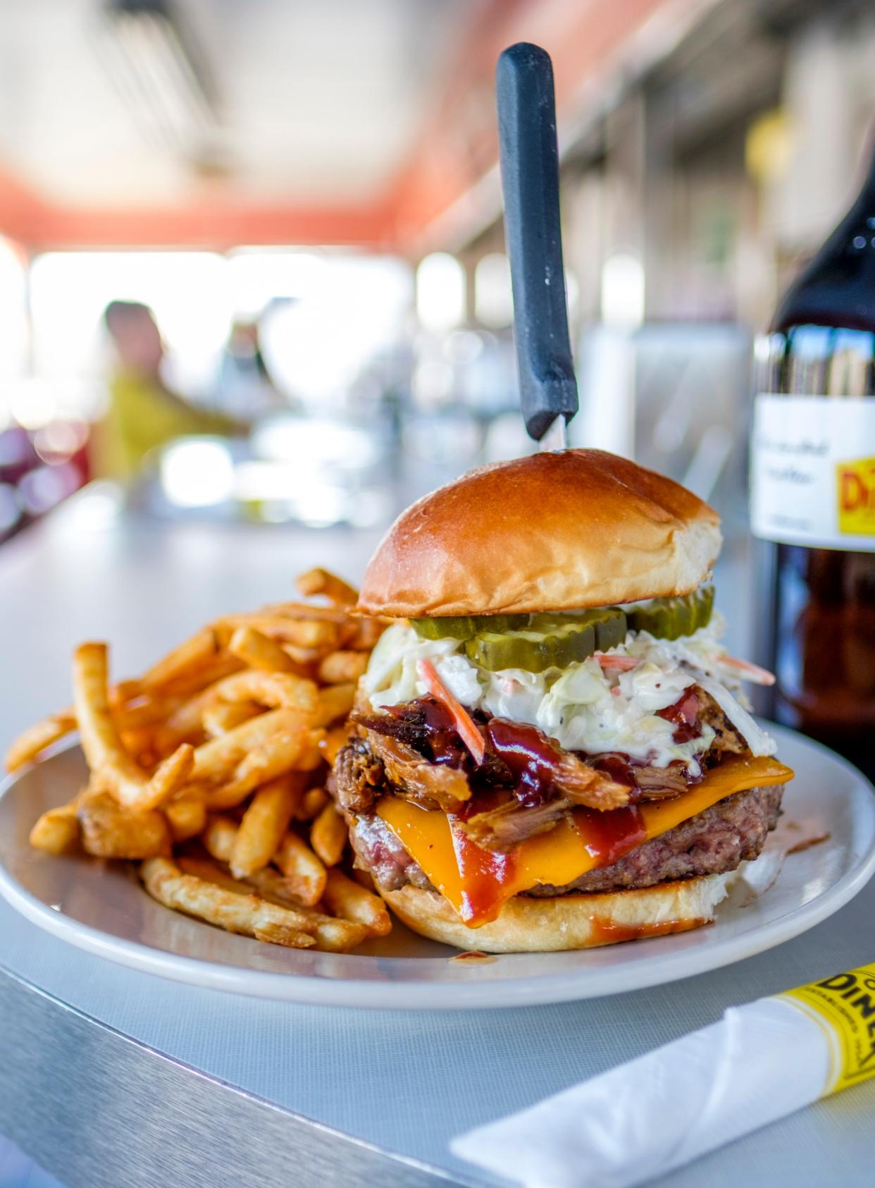 The Oasis Burger from Oasis Diner is among the $7 offerings during the Indianapolis Burger Week June 20-26, 2022.